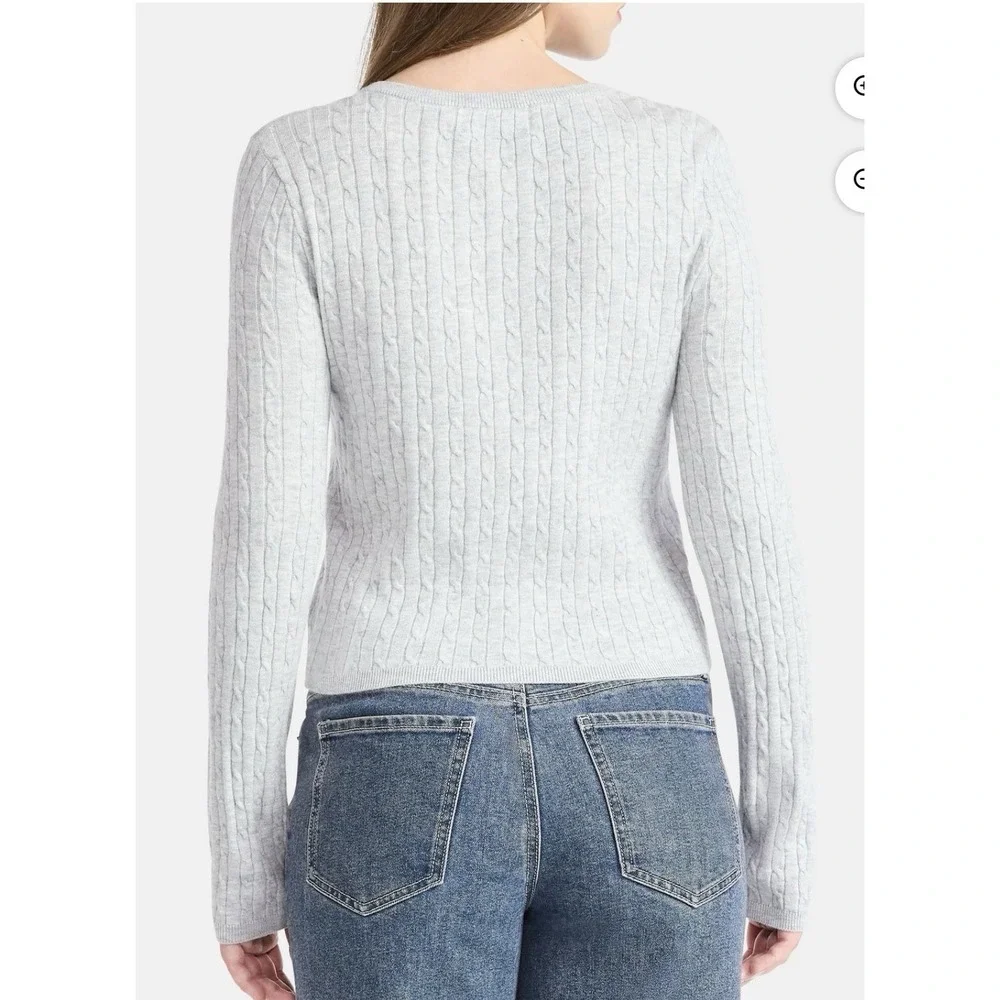 No Boundaries - ‎ Ribbed Button Cardigan - XS  - NWT Gray